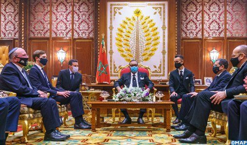 His Majesty King Mohammed VI receives an American-Israeli delegation
